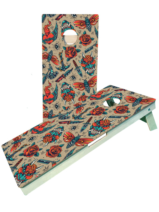 Tattoo Flash Cornhole Boards