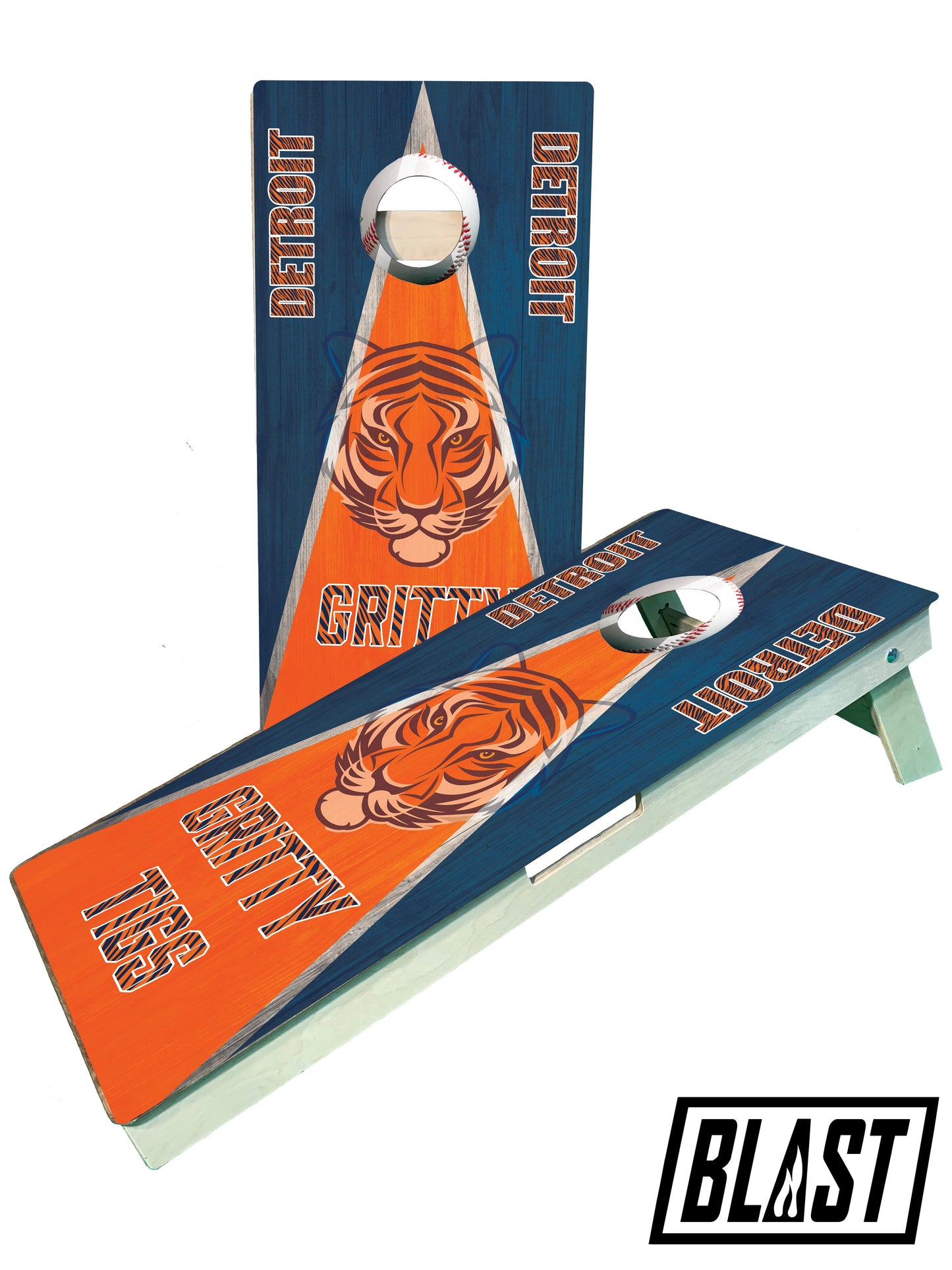Detroit Baseball Cornhole Boards
