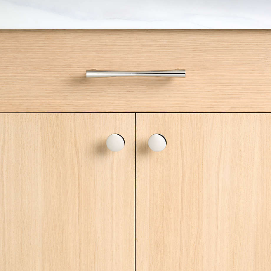 Classic 3" Round Brushed Nickel