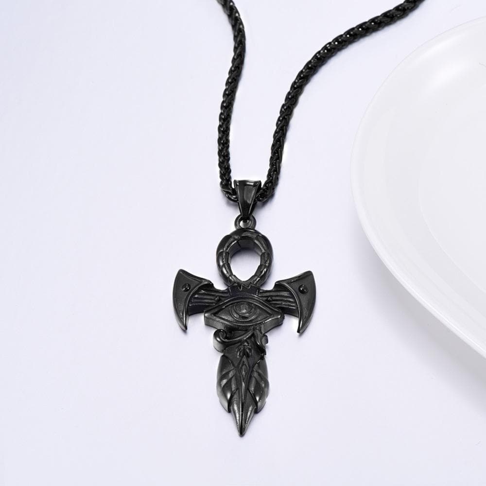 Ancient Egypt The Eye Of Horus Ankh Necklace
