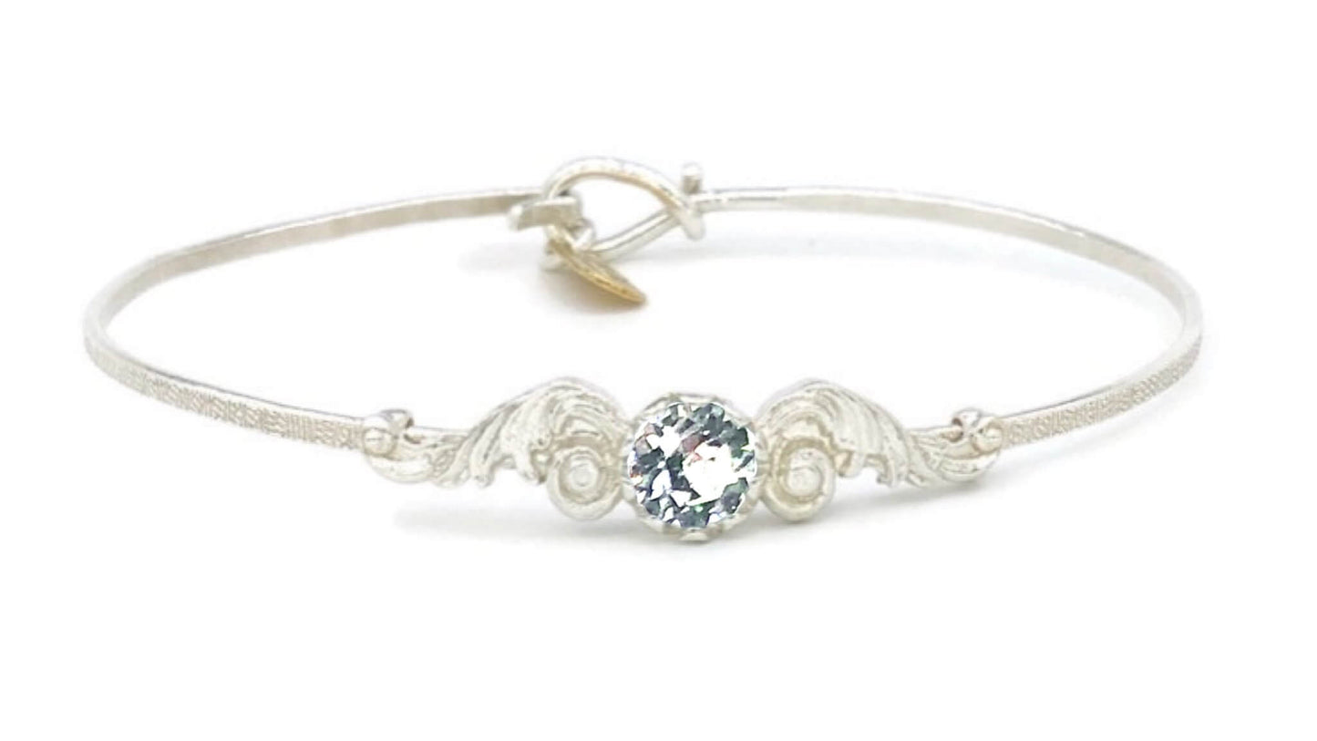 Angel Wings Birthstone Colors Bracelet