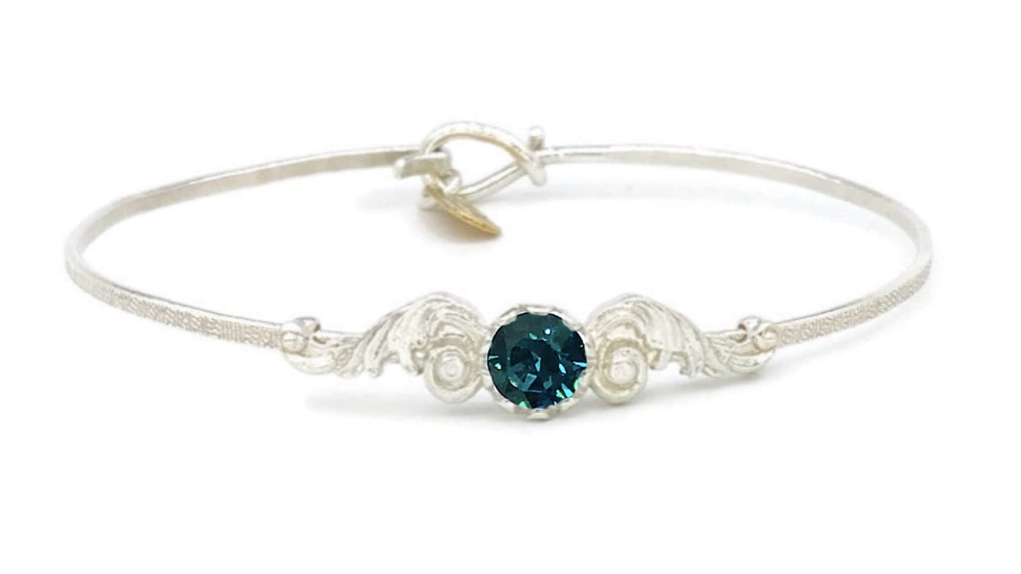 Angel Wings Birthstone Colors Bracelet