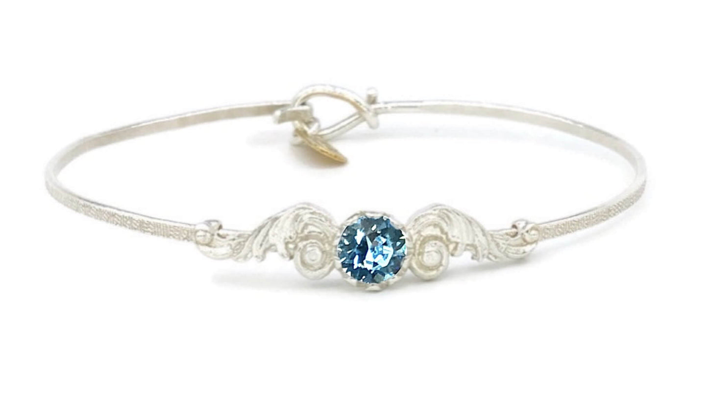 Angel Wings Birthstone Colors Bracelet