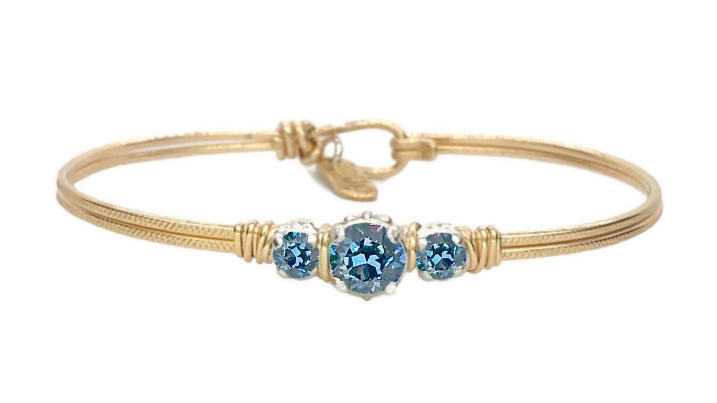 Birthstone Triple Setting Bracelet