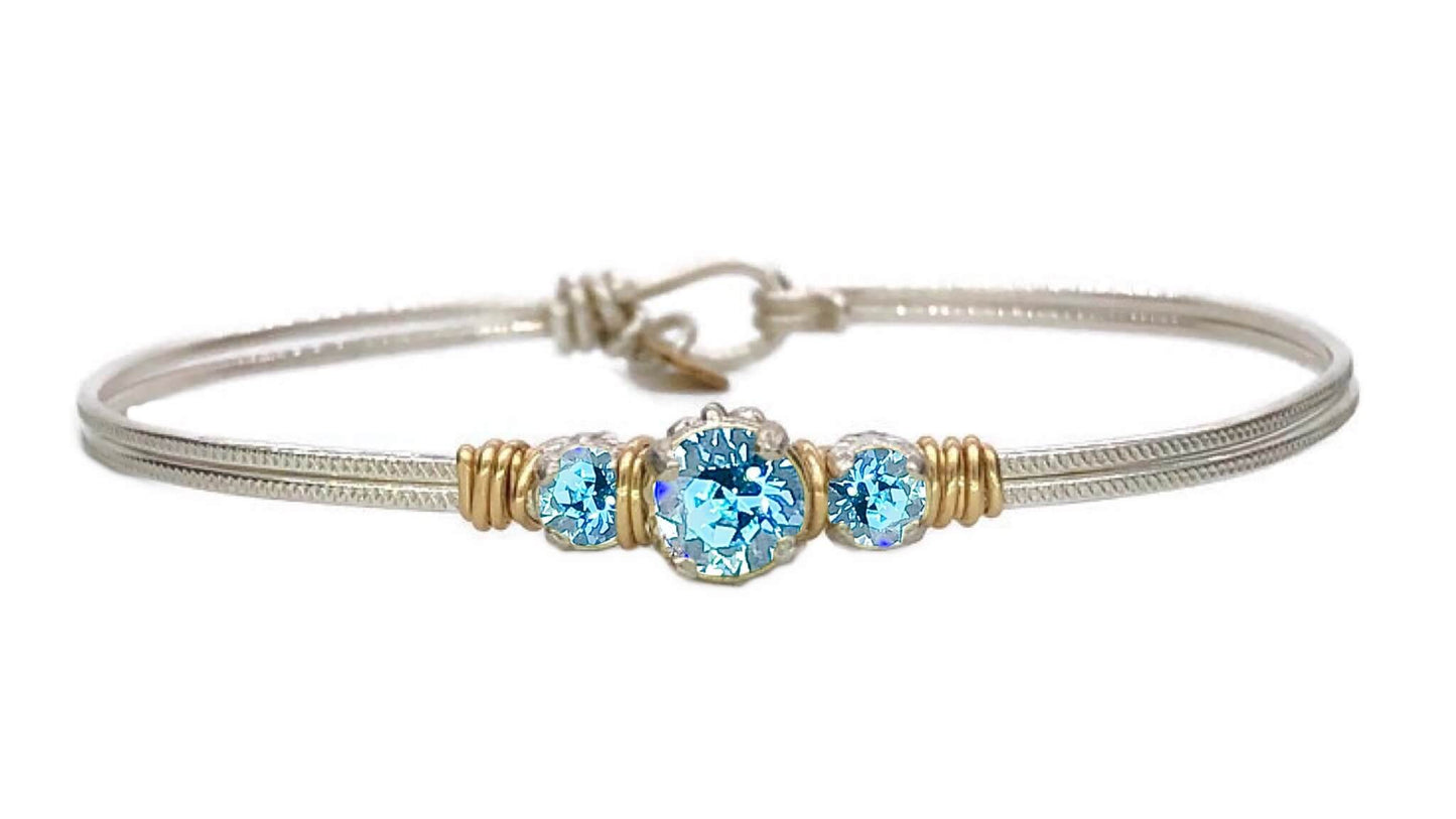 Birthstone Triple Setting Bracelet