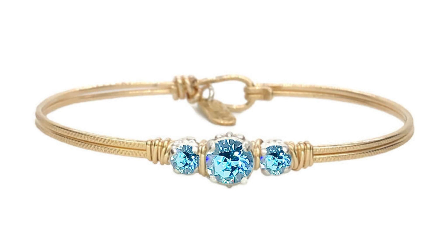 Birthstone Triple Setting Bracelet