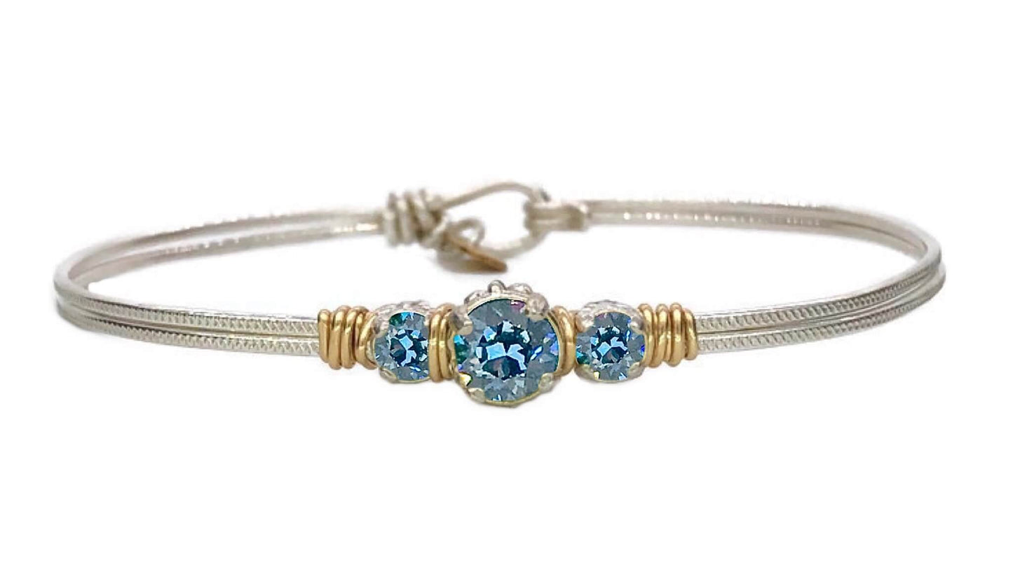 Birthstone Triple Setting Bracelet