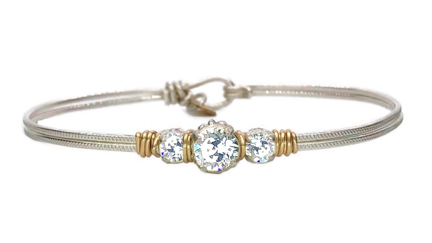 Birthstone Triple Setting Bracelet
