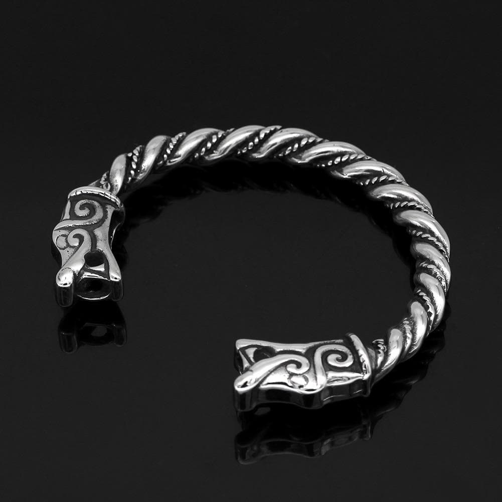 Vikings Nordic Dragon Stainless Steel Bracelet
