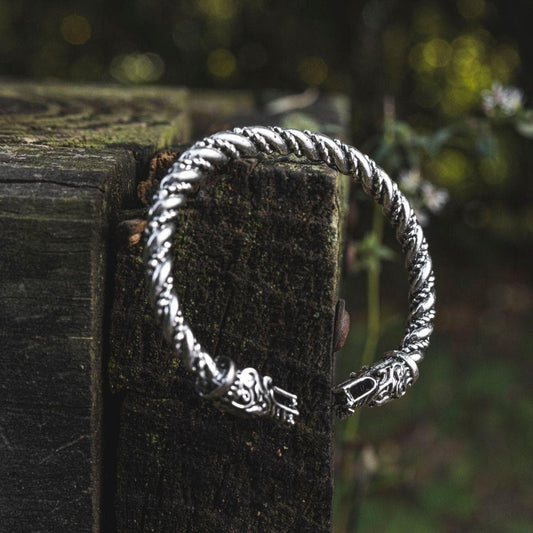 Vikings Geri & Freki Bangle Bracelet