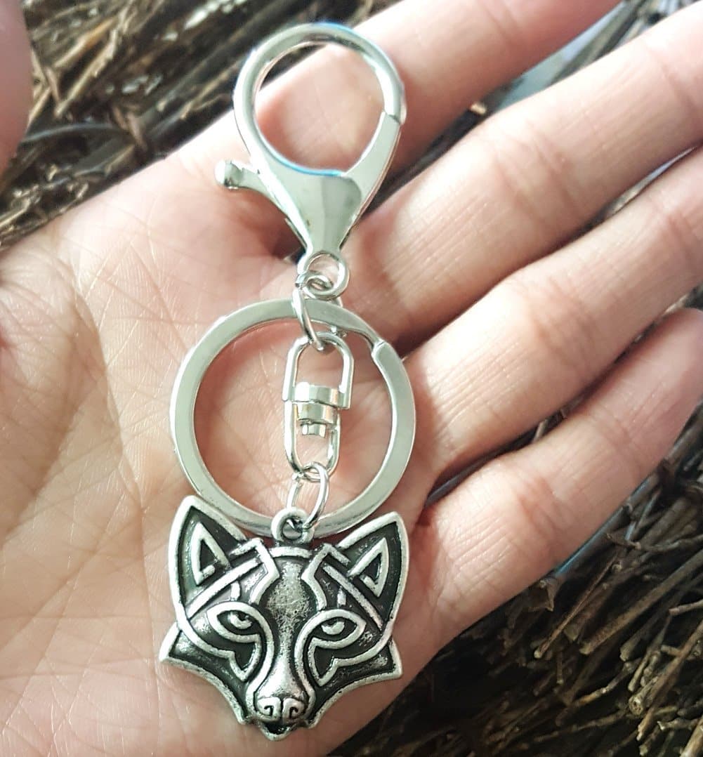 Celtic Fox Key Chain