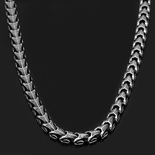 Viking Stainless Steel Jörmungandr Chain
