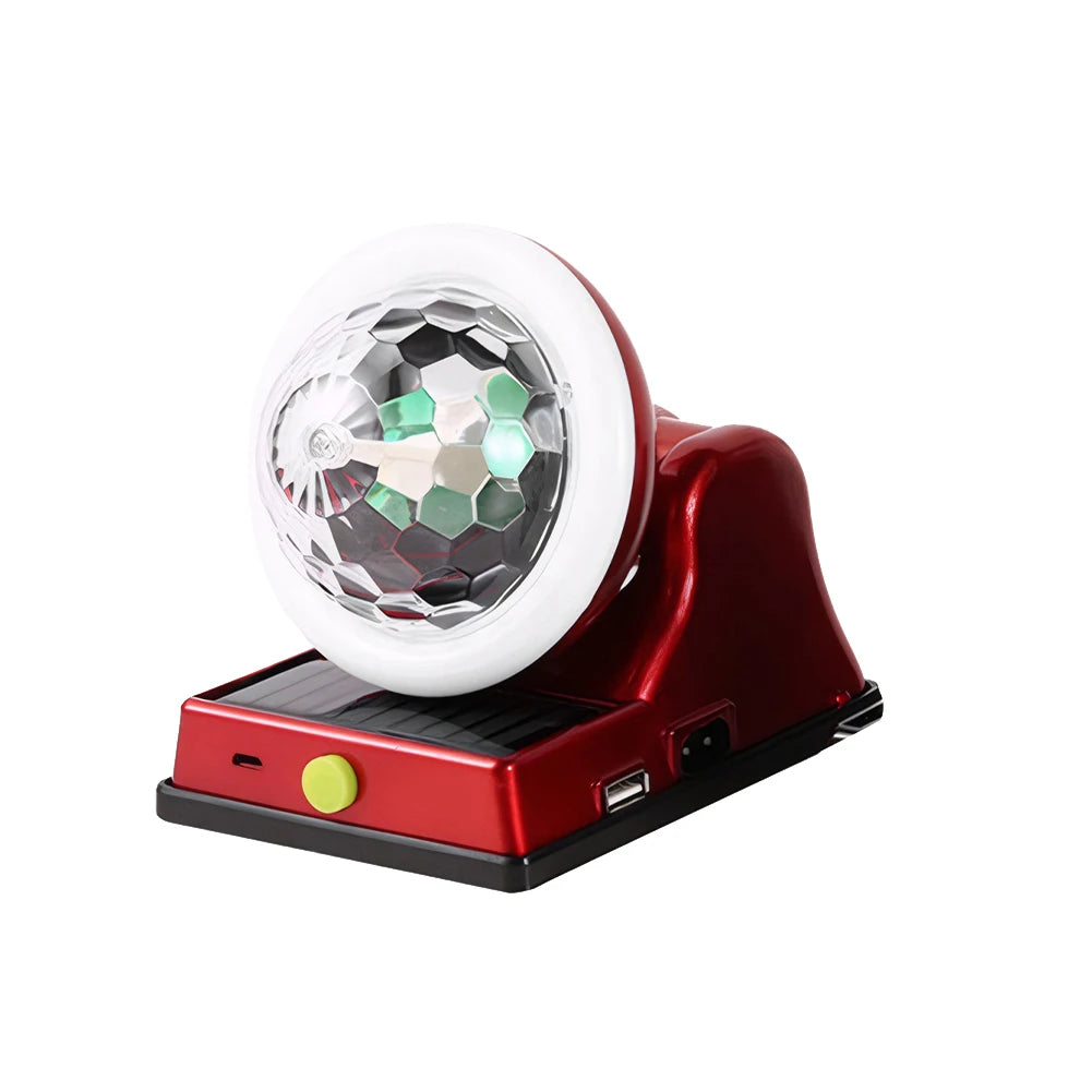 GlowOrb™ Waterproof Rotating Disco Ball Light – Colorful LED Magic for Parties & Events