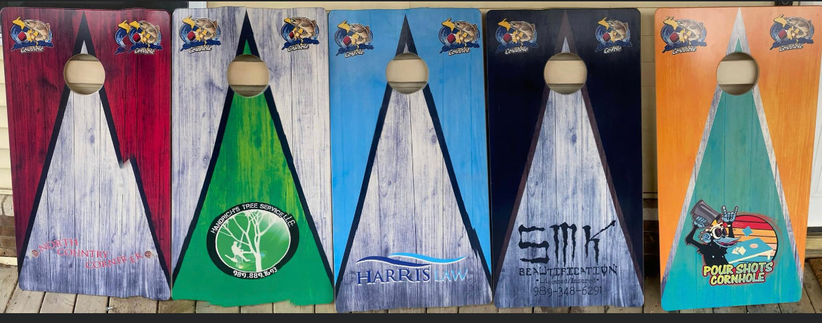 5 Set League or Club Bundle - Pro Grade Cornhole Boards + Score Towers + Airmail Box