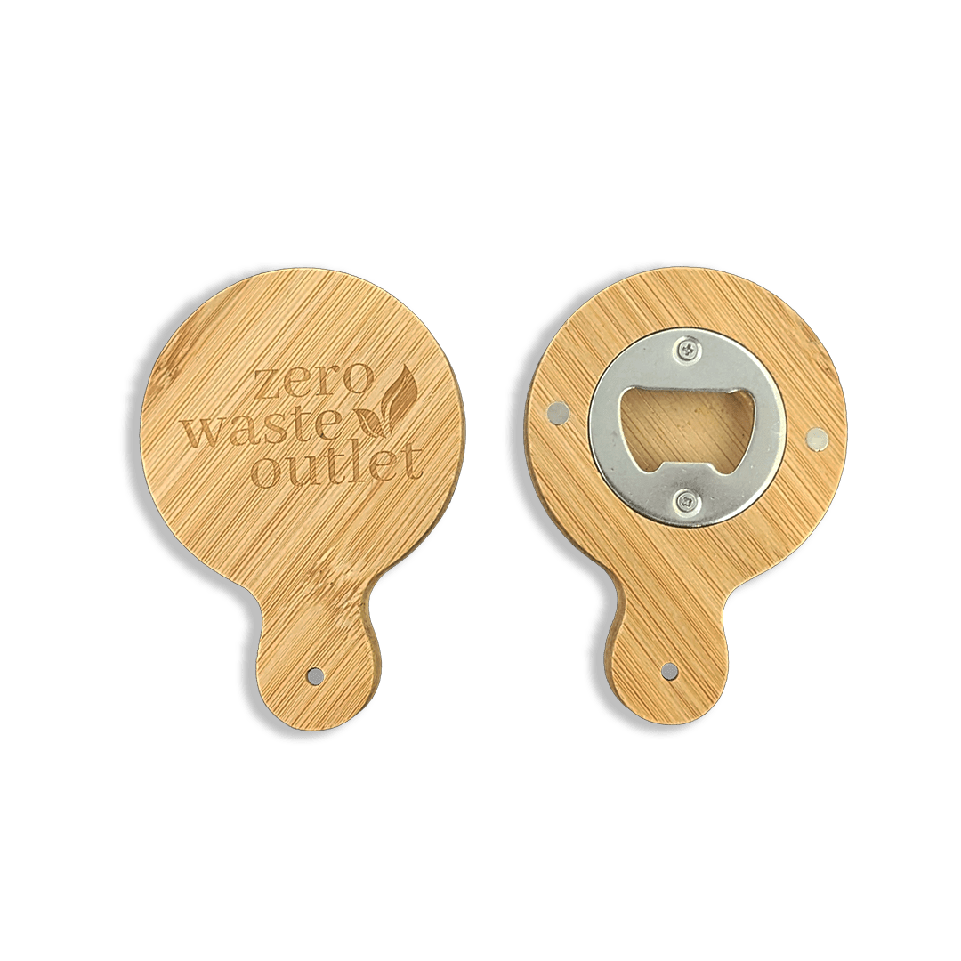 Magnetic Bamboo Bottle Opener