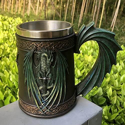 Vikings Dragon Drinking Mug
