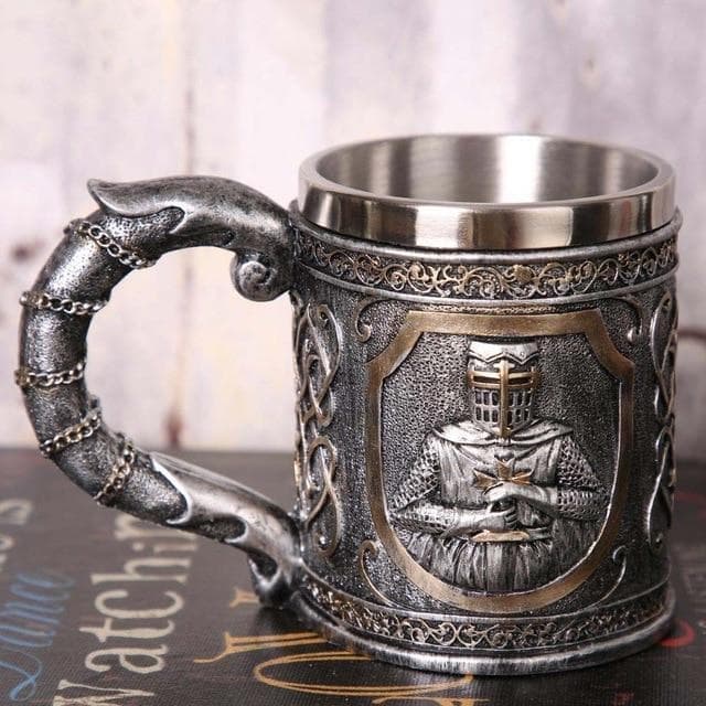 Templar Beer Stainless Steel Mug