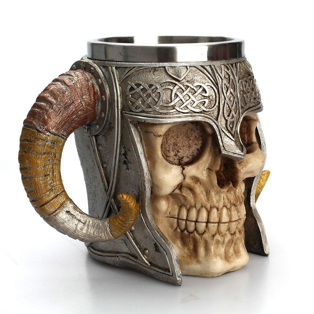 Vikings Goat Horns Stainless Steel Mug