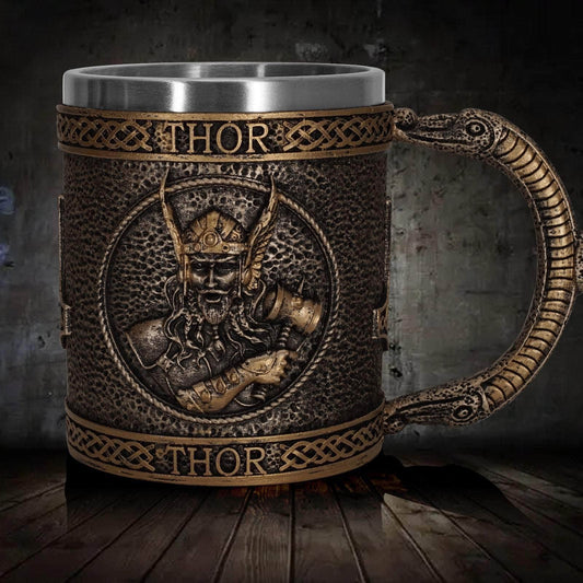 Viking Nordic Thor Stainless Steel Mug
