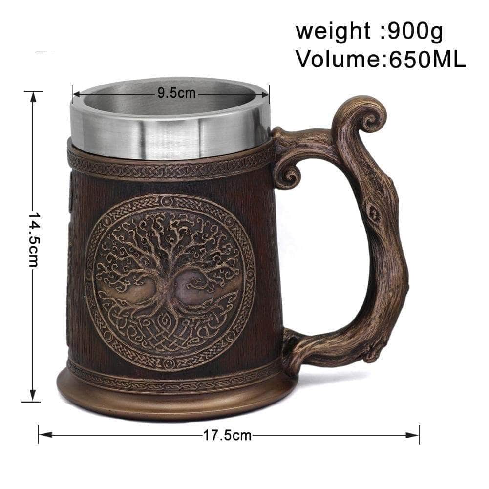 Viking Yggdrasil Tree of Life Tankard Mug - Bundles