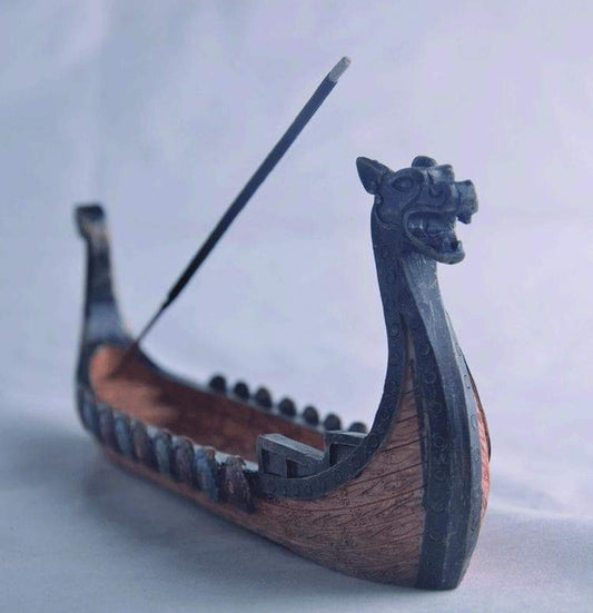 Viking Ship Incense Holder