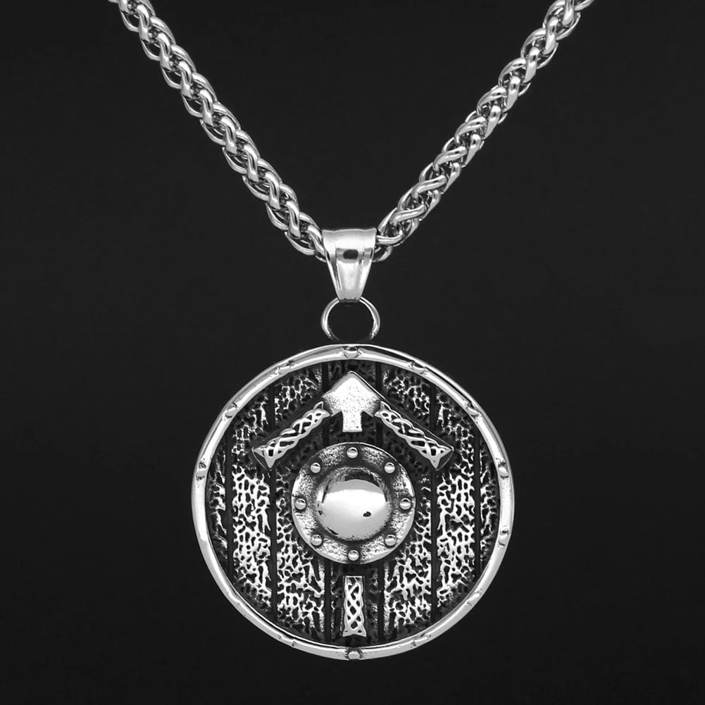 Vikings Rune Tiwaz Stainless Steel Pendant Necklace