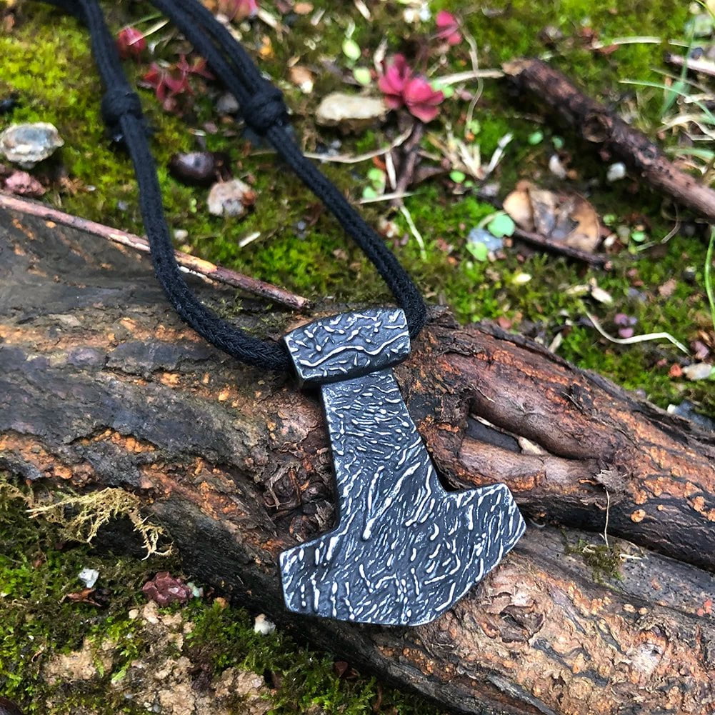 Vikings Thors Mjolnir Stainless Steel Pendant