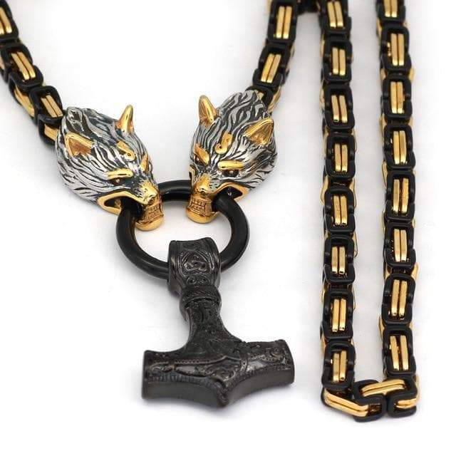 Vikings Mjölnir Stainless Steel Necklace