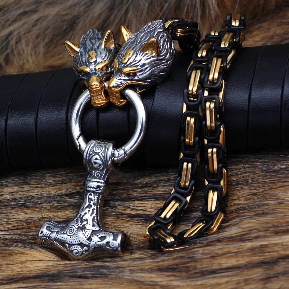 Vikings Mjölnir Stainless Steel Necklace