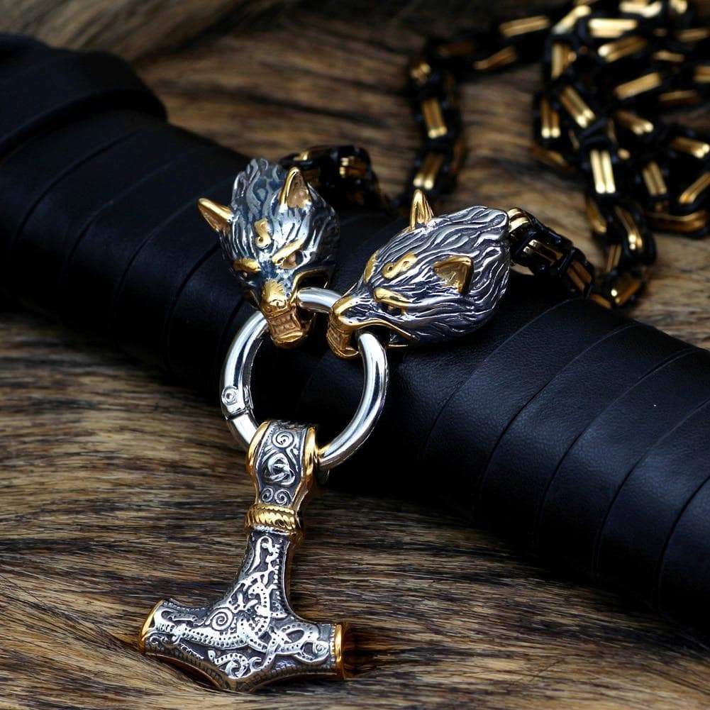Vikings Mjölnir Stainless Steel Necklace