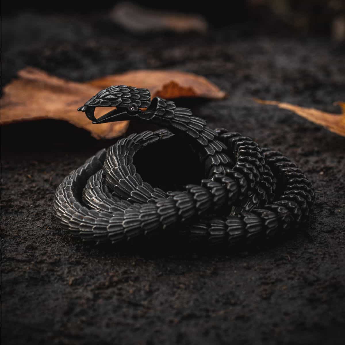 Viking Heavy Jörmungandr World Serpant Snake Chain