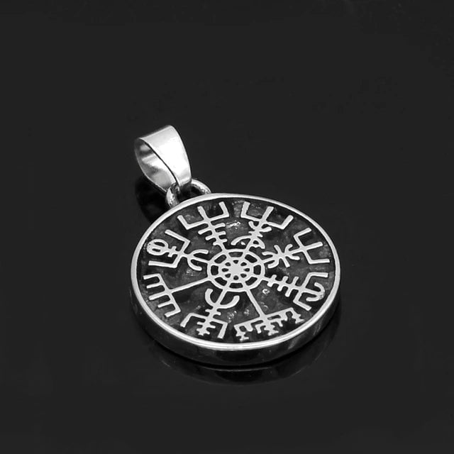 Vikings Helm of Awe Stainless Steel Necklace
