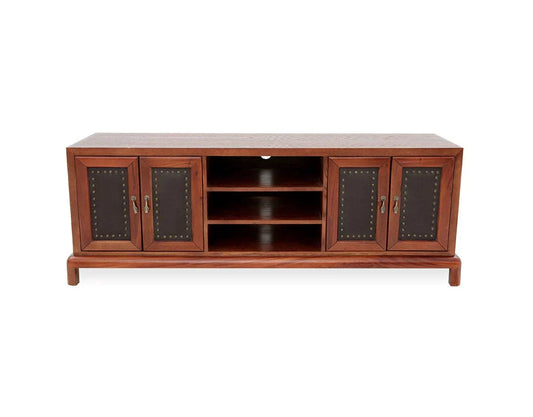 Bernard TV Unit(Vintage Series) Oak Plywood  Brown