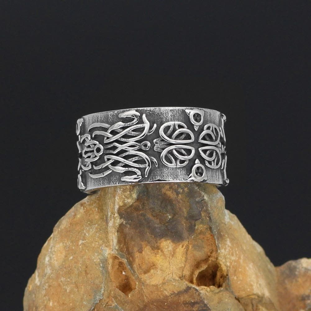 Vikings Dragon Stainless Steel Ring