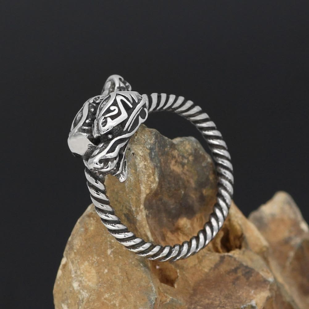 Vikings Dragon Stainless Steel Ring