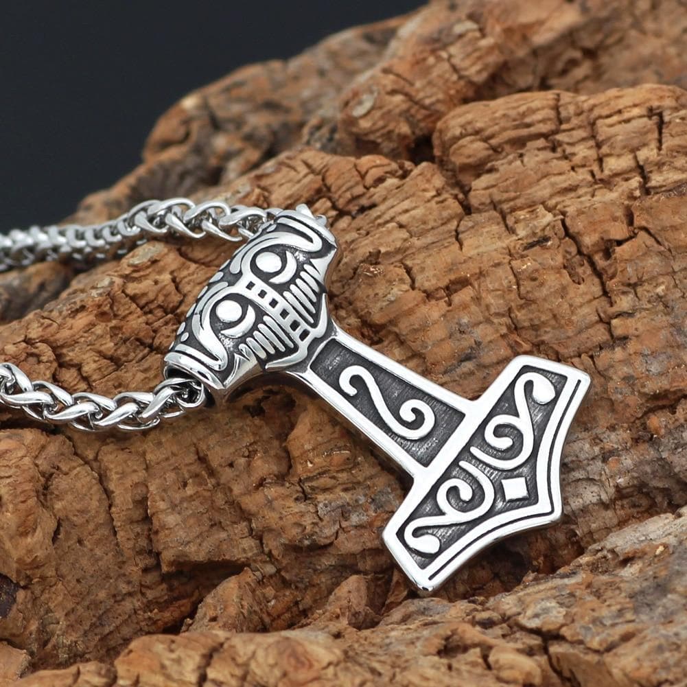 Viking Thor’s Hammer Mjolnir Necklace
