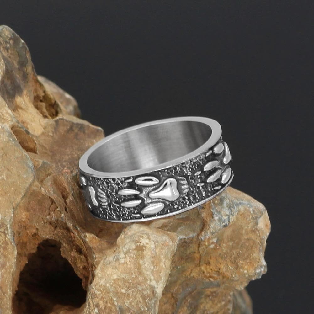 Viking Wolf Paw Ring