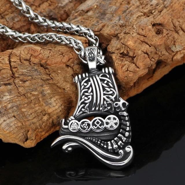 Viking Ship Necklace