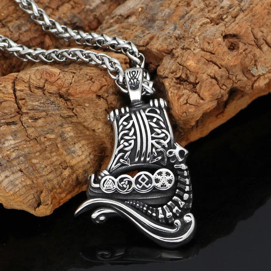 Viking Ship Necklace
